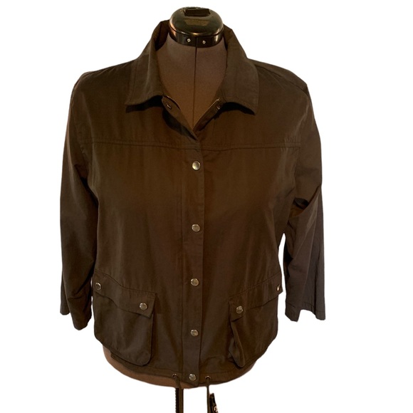 Chico’s Black Windbreaker Jacket * XL/16 - Picture 14 of 16